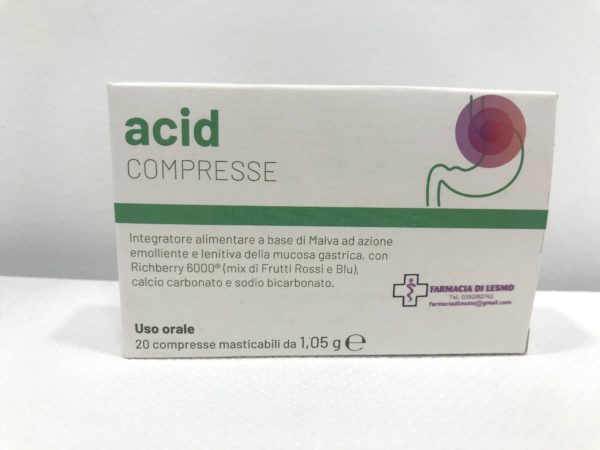 Acid compresse